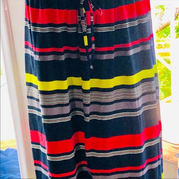 Ann Taylor Striped Tube Maxi Long dress - Picture 5 of 10
